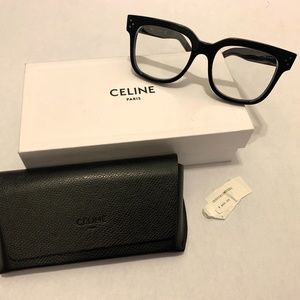 Celine Oversize Square Acetate Blank Glasses